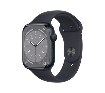 Apple Watch Series 8, Midnight Aluminium Case with Midnight Sport Band